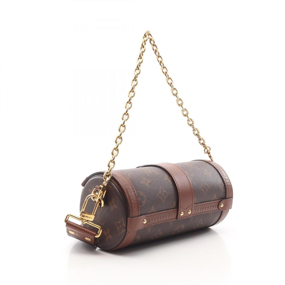 Louis Vuitton Papillon Trunk Handbag Canvas Leather Monogram Brown - Picture 2 of 7